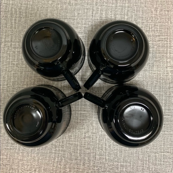 Vintage Arcoroc France 1980’s Set of 4 Teacups Tampico Pattern - Picture 7 of 11